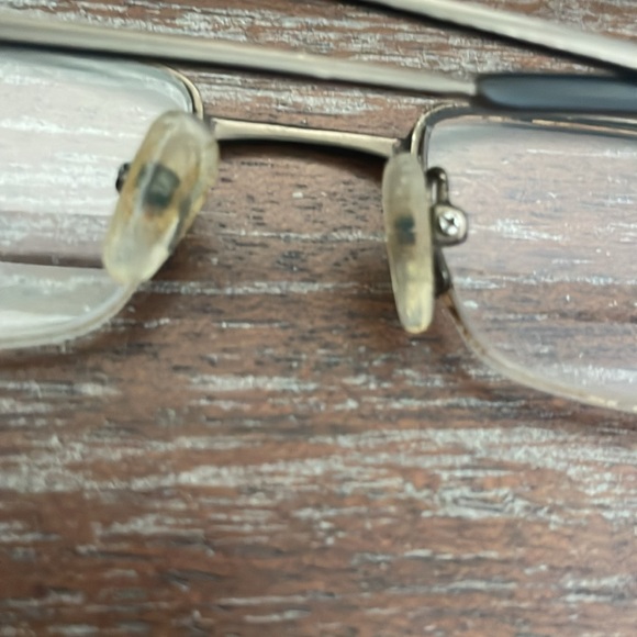 Dr. Dean Edell power +1.25 titanium half rim eyeglasses readers - Picture 5 of 15